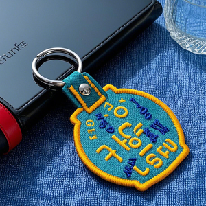 Fabrika doğrudan fiyat özel işlemeli anahtarlık uçuş etiketi motosiklet nakış dokuma anahtar etiketi uçak ekip Jet etiketi <span class=keywords><strong>Pilot</strong></span> - Product Image 1