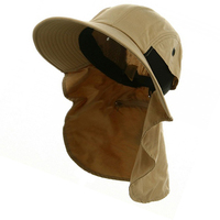 Diferentes tipos de sombreros y gorros deportivos con solapa para exteriores, protección uv para el cuello, para verano