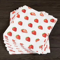 Ecologisch verantwoorde, voedselveilige, enkelzijdig gecoate, vetwerende, waterdichte, bedrukte fruitdesign cake- en snackverpakkingspapier