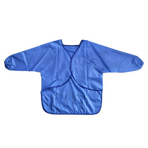 Hot Sale <b>Kids</b> Smock Waterproof <b>Kid</b> Apron for Art <b>Painting</b> Drawing Pink Nylon or PVC Apron Custom Print Logo <b>Kids</b> Sleeve Smock - Product Image 2