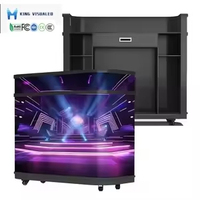 Pantalla LED de Vídeo a Todo Color para Interiores King VisionLed IP65 SDK, Tamaño Personalizado, para Tiendas, Cabinas de DJ, Escritorios de Negocios