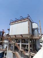 Machine de filtration industrielle à haute capacité avec dépoussiéreur à jet pulsé et filtre à sac