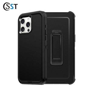 <span class=keywords><strong>Coque</strong></span> de téléphone intégrale avec clip rotatif pour <span class=keywords><strong>iPhone</strong></span> 14 Pro Protection anti-dérapante contre les chutes - Product Image 5