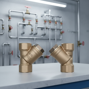 Filtro de malla de alambre de bronce en Y para sistemas de circulación de agua de refrigeración y válvulas - Product Image 3