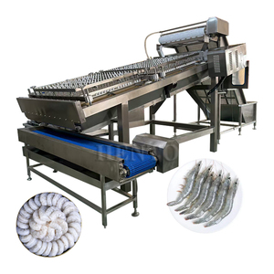 Macchine industriali per la sbucciatura di gamberetti/macchina per la decapitazione di gamberetti/macchina per sbucciare i gamberi - Product Image 2