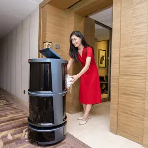 Temi Robot Platform Customized Solutions AI Smart Building Restaurant Hotel Retail Delivery Serving Robot