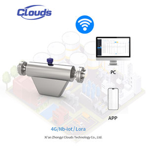 Đám mây thông minh không dây coriolis khối lượng đo lưu lượng với 4G nb-iot Lora kết nối dựa trên đám mây quản lý dữ liệu & điều khiển từ xa - Product Image 1