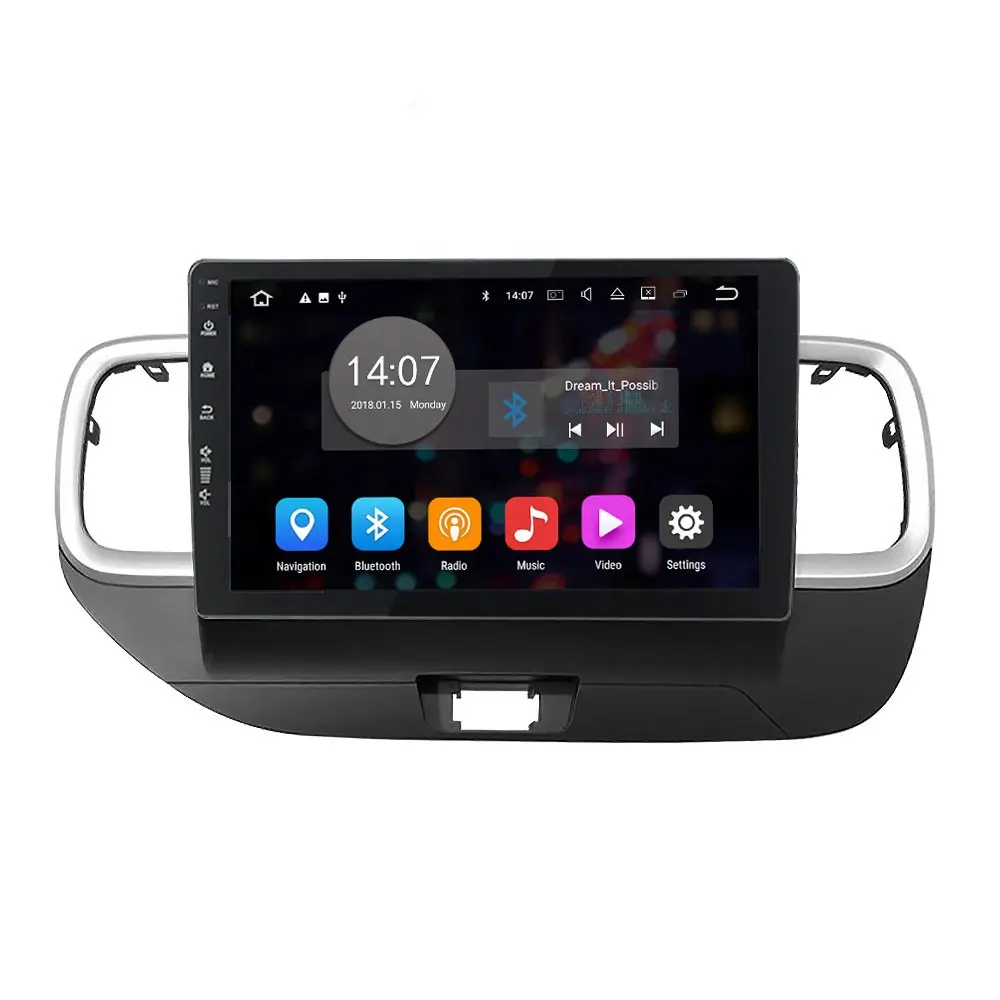 ZESTECH Stereo Mobil 9 Inci, Head Unit Mobil Android 10.0 Multimedia untuk Hyundai Place 2019, Pemutar DVD Mobil Navigasi Video GPS