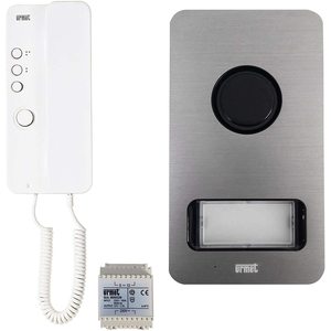 Kit interphone Urmet 1122/601 filaire IP44 avec panneau à boutons pour usage individuel et familial - Product Image 1