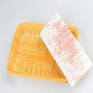 แผ่นซับน้ำสัตว์ปีก ปลา ผลไม้ อาหาร บรรจุภัณฑ์เนื้อสัตว์ แบบใช้แล้วทิ้ง ปรับแต่งได้ ซึมซับสูง - Product Image 6