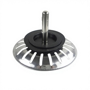 WaiiHO 001 Set di 2 Tappi per Lavello in Acciaio Inox con Scolapasta e Filtro - Product Image 1