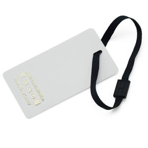 Etiqueta de <span class=keywords><strong>Ropa</strong></span> Personalizada <span class=keywords><strong>con</strong></span> Sello de Plástico y Cordón <span class=keywords><strong>con</strong></span> <span class=keywords><strong>Nombre</strong></span> Personalizado - Product Image 1