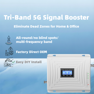 Amplificateur <span class=keywords><strong>de</strong></span> signal tri-bande 2G 3G 4G 900 1800 2100 MHz, amplificateur <span class=keywords><strong>de</strong></span> signal GSM à gain élevé 70 dB avec écran LCD pour téléphone portable - Product Image 5