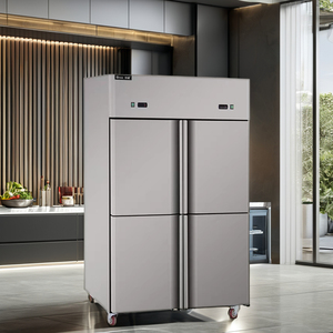 Congelador Vertical de Enfriamiento Rápido de Cuatro Puertas GINO, Fácil de Mover, para Cocina, <span class=keywords><strong>Restaurante</strong></span> y Hotel, ALTA CALIDAD - Product Image 1