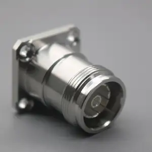 Manufacturer Production And Processing Rf Connector Tnc Female Flange Mount