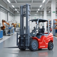 Logistik Farmasi Penanganan Material Forklift Listrik Lithium Tenang Liftron CPD35 3500kg