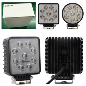 Luz de Trabajo LED BRTLED para Excavadora, Cuadrada, 4.3 Pulgadas, 12V 24V, IP68 Impermeable, Económica, Agrícola, Haz de Luz Amplio, Delgada, para Tractor, 3600LM - Product Image 4