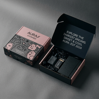 Boîte d'emballage de parfum personnalisée de luxe, boîte d'expédition en carton ondulé de qualité supérieure avec logo