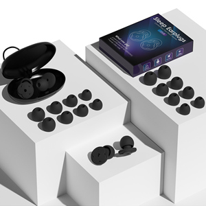 จุกอุดหูขนาด 4 ไซส์ 23dB ป้องกันเสียงรบกวน สำหรับนอนหลับ ลดเสียงรบกวน ซิลิโคน จุกอุดหูสำหรับว่ายน้ำ - Product Image 6