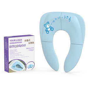 2024 Baby Potty Training <strong>Toilet</strong> <strong>Seat</strong> with Cartoon Design PP+PVC Material <strong>Toddler</strong> Safety Features Luxury Bathroom Accessory - Product Image 1