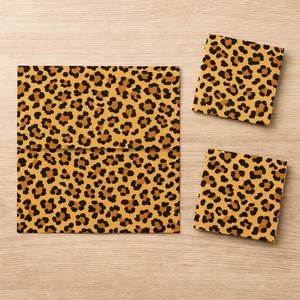 Servilletas de Papel Cuadradas con Estampado de Leopardo para Fiesta de Cumpleaños Safari, Paquete de 20 para Decoración de Mesa de Almuerzo - Product Image 4