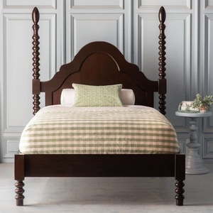 Massief Hout Amerikaanse Minimalistische Luxe Muur <span class=keywords><strong>Bed</strong></span> Modern Design Queen/Kingsize <span class=keywords><strong>Bed</strong></span> - Product Image 3