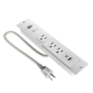 Prise américaine Home Charge rapide PD 20W QC3.0 3A Rallonge USB Bande d'alimentation encastrée intégrée pour meubles - Product Image 2