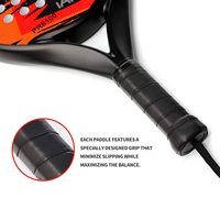 Raquetas de Pádel Personalizadas de Alta Calidad CASTON SPORTS con Forma de Diamante y Red de Fibra para Entusiastas
