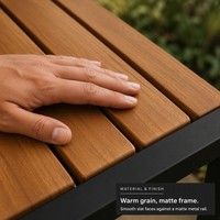 Ensemble de table et de chaises de salle à manger d'extérieur en fer forgé moderne, ensemble de meubles de jardin pour hôtel, cour, terrasse, balcon