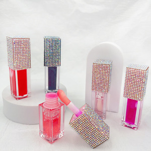 Aceite Labial Hidratante al por Mayor, Bálsamo Labial con Color, Brillo Voluminizador, Vegano, con Aroma a Fruta, Aceite Labial de Marca Privada con Diamante - Product Image 4