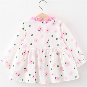 Vêtements en gros, nouveau produit, robe à fleurs de style chinois pour bébés filles, avec image d'enfants, robes décontractées - Product Image 3