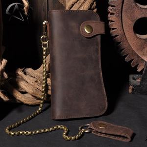 AndoBag Long <b>Wallet</b> Purse for <b>Men</b> Genuine Cow <b>Leather</b> Business Fashion Multifunctional Large Capacity Clutch bag - Product Image 1