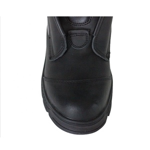 Stivali da pompiere di alta qualità stivali da fuoco in pelle - Product Image 6