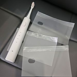 Película protectora para cepillo de dientes eléctrico con adhesivo para resistir el polvo y los arañazos en la superficie, bolsa de malla de PVC transparente - Product Image 1