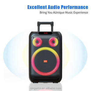 Altavoz Portátil Multifuncional con Ruedas para Karaoke ZQS12159 <span class=keywords><strong>de</strong></span> Alta Calidad con Micrófono Inalámbrico - Product Image 2