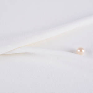 <span class=keywords><strong>Tinte</strong></span> simple leche blanco 100% de punto de poliéster Corea ity Mujer tops vestidos tela precio por metro - Product Image 3