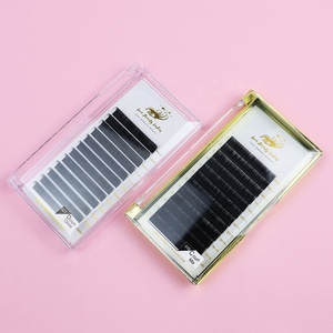 Logo privé Blooming Lash <span class=keywords><strong>Beauty</strong></span> Supplies Volume Lash Trays Matt Natural Black Easy Fanning Volume Extensions de <span class=keywords><strong>cils</strong></span> Faux <span class=keywords><strong>Cils</strong></span> - Product Image 5