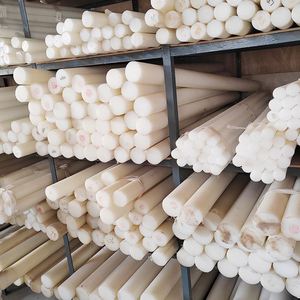 White Yellow Black Nylon Rod High Hardness <b>Engineering</b> <b>Plastic</b> Bar Custom Size - Product Image 3