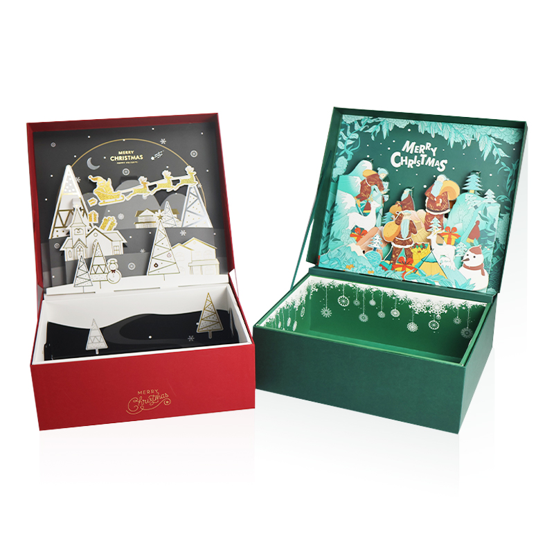 Custom Printed Explosion 3d Creative Birthday Pop up Festival Surprise Paper Cardboard Gift Packaging Boxes
