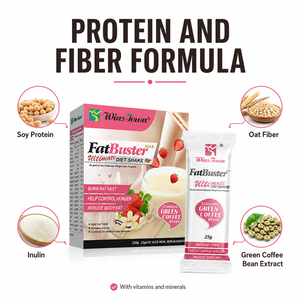 OEM ODM, shake diététique à la fraise, marque privée, poudre de remplacement de repas, formule personnalisée, fabricant direct d'usine, vente en gros - Product Image 2