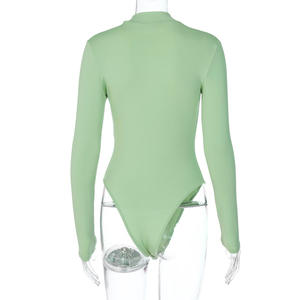 Autunno di trasporto Delle Donne Tute e Pagliaccetti Solido Maniche Lunghe Donna Nero <span class=keywords><strong>Tuta</strong></span> di Un Pezzo del Vestito Delle Ragazze Calzamaglia di Stirata <span class=keywords><strong>Tuta</strong></span> Da Jogging - Product Image 6