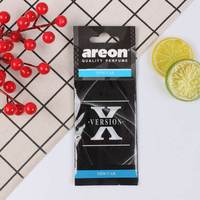 Désodorisant de voiture Areon X, logo personnalisé, promotion de désodorisants de voiture en papier suspendus de haute qualité, parfum orange, Cologne