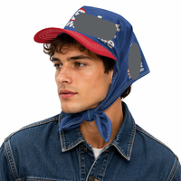 Chapeau bandana hip-hop personnalisé, logo imprimé par sublimation, chapeau de soleil Y2K, écharpe carrée multifonctionnelle, casquette de protection UV pour l'extérieur, unisexe