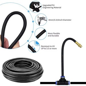 Kit d'irrigation universel pour jardin, 80 pièces, système de micro-pulvérisation, ensemble d'arrosage goutte à goutte à connexion rapide pour plantes et fleurs d'extérieur - Product Image 3