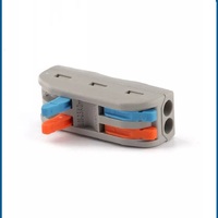 Conectores de Cableado Eléctrico Universales al por Mayor, Conectores Rápidos Mini para el Hogar, Bloque de Terminales de Empalme de Cable SPL-2