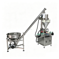 Machine de remplissage automatique à vis sans fin pour poudres sèches (farine, épices, sel, sucre, protéines) avec chargeur à vis