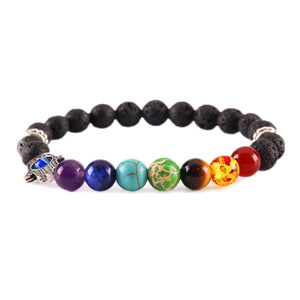 Pulsera de Piedras Naturales Coloridas con Cuentas de Arcoíris, Creativa, con Hamsa, Ojo de Tigre y Ojo Turco, para Mi <span class=keywords><strong>Hija</strong></span> - Product Image 5