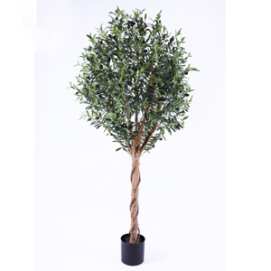 Vente en gros de plantes artificielles au look réel de <span class=keywords><strong>2</strong></span>.6 mètres, <span class=keywords><strong>olivier</strong></span> en pot dans un pot en plastique pour intérieur et extérieur - Product Image 4