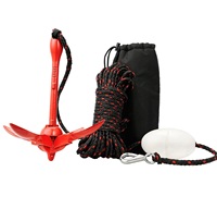 Kit d'ancrage compact pour kayaks, canoës et SUP de 1,5/3,5 lb