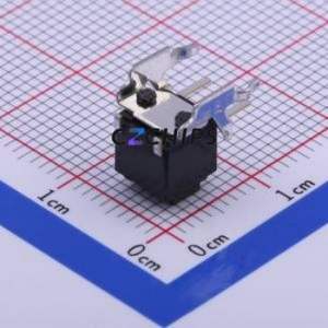 SKEGLBA010 Tactile Switch Through hole Component (THT) Switch Single Pole Single Throw Rectangle Button Right Angle Insert 5mA - Product Image 2